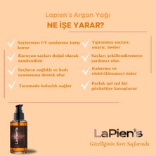 Lapiens Kuru Cansız Yıpranmış Saçlara Özel Yoğun Besleyici Parlaklık Veren Kabarma Önleyici Argan Yağı 100ml