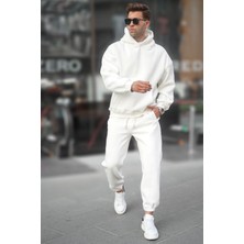 Yakamel Erkek Oversize 3 Iplik Paçası Lastikli Eşofman Takımı