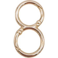 Angel Çanta Aksesuar 8 Model Light Gold Renk Yaylı Halka 1 Adet