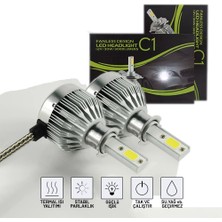 C9 C1 LED Xenon Far Ampülü H3 Beyaz