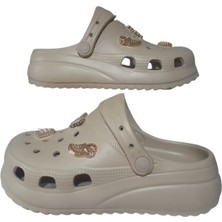 Akınalbella Kadın Bej Taşlı Ortopedik Hastane Hemşire Doktor Deniz Plaj Havuz Terliği AKB659-979