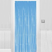 Markport Soft Açık Mavi Renk Duvar ve Kapı Perdesi 100X220 cm