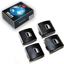 İdeal Otomotiv Bmw 3 Serisi E46 [2001-2007] Cam Açma Düğmesi Kapağı 4 Adet