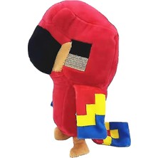 Elifeshop Ithal Kumaş Minecraft Anime Stil Parrot Karakter Figür Peluş Oyuncak Uyku & Oyun Arkadaşı 25 Cm.