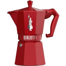 Bialetti Moka Pot Exclusive 6 Cup Kırmızı