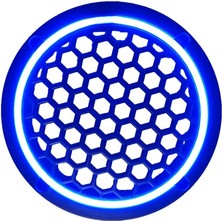 SOUNDERS Neon Işıklı 16 cm Hoparlör ve Midrange Kapağı - 2 Adet - Mavi