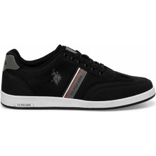 U.S. Polo Assn. Erkek Spor Ayakkabı Kares B-4 Düz Taban Siyah 100910454-4SIYAH
