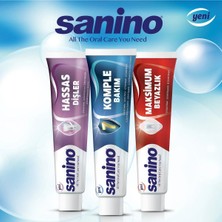 Sanino Komple Bakım Sanino Diş Macunu 6 Adet 75 ml - Günlük Koruma Yenilenmiş Formül