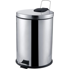 Altıntepe 30 Lt. Pedallı Krom Çöp Kovası