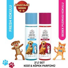 Nord Vent Aqua Baby Kokulu & Pure Life Kokulu Kedi ve Köpek Parfümü 2*100 ml