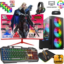 Zeiron DRX55 Ryzen 5 3600 32GB 512GB Ssd+1tb HDD GTX1650 27" 165Hz Oyuncu Masaüstü Bilgisayar