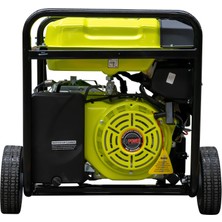 Genpower Marka Gbg 7500 Te Model 7,5 Kva, Benzinli, Marşlı, Tekerlekli, Trifaze( 380 Volt) Portatif Jeneratör