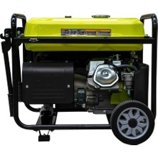 Genpower Marka Gbg 7500 Te Model 7,5 Kva, Benzinli, Marşlı, Tekerlekli, Trifaze( 380 Volt) Portatif Jeneratör