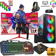 Zeiron DRX50 Ryzen 5 3600 32GB Ddr4 512GB SSD GTX1650 27" 165Hz Oyuncu Masaüstü Bilgisayar