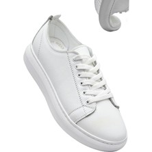 Ispartalılar 764  Full Ortopedik Taban Hakiki Deri Günlük Kadın Ayakkabı Kadın Sneakers