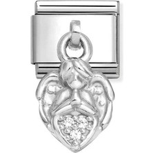 Nomination Composable Classic Dekoratif Charm - Charm Semboller - Melek -  925 Gümüş