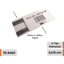 Şeffaf Etiket 10 Adet PVC C Tipi 6x10 cm Magnet Depo Ürün Etiketliği Şeffaf Mıknatıslı Etiketlik isimlik Raf Fiyat Etiketliği