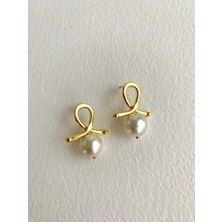 Özel Tasarım İncili Fiyonk Küpe