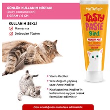 Metapet Kediler Için 6in1 Multivitamin Damlası, Tüy Glukozamin Deri Sağlığı Destekleyici, Su/ Mamasına