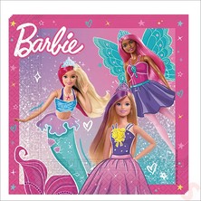 Süsle Bebek ve Parti Barbie Fantasy Peçete, 33CM x 33CM - 20 Adet
