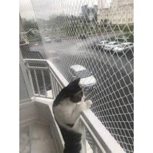 Ünal File 2,50 x 14 Balkon Kedi Koruma Ağı Balkon Kedi Güvenlik Filesi Balkon Kapatma Ağı Kuş Önleme
