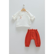 Caramell Natural Boy Müslin Kumaş Alt-Üst Takım