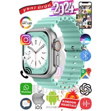 Bunnys Apple iPhone 11 Pro Max Uyumlu Akıllı Saat Ultra Max 2024 Kordon Hediyeli Amoled Ekran