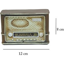 Markport Dekoratif Metal Radyo