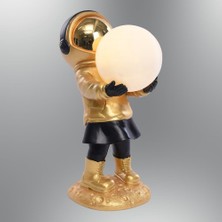 Özcan Aydınlatma 2050-5-03 Astronot Heykel Kız Sarı Renk