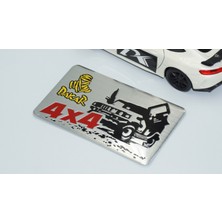 Dk Tuning 4x4 Dakar Logo Metal Body Plaka Logo Amblem Arma