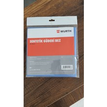 Würth 2' Li Set - 40X40 cm Sentetik Güderi Bez 170 Gr. + 18*13*6 cm Araba Yıkama Süngeri