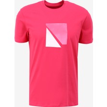 Armani Exchange Bisiklet Yaka Düz Pembe Erkek T-Shirt 3dztcf ZJ3VZ 14BL
