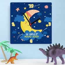 Hediyemen Iyi Uykular Isimli Bebek Duvar Saati