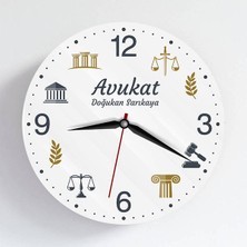 Hediyemen Avukata  Kişiye Özel Duvar Saati