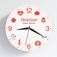 Hediyemen Veterinere  Kişiye Özel Duvar Saati