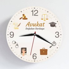 Hediyemen Avukata  Kişiye Özel Tasarım Duvar Saati