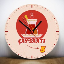Hediyemen Kişiye Özel Çay Saati Duvar Saati