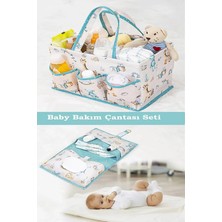 Nisahometeks Baby Bebek Bakım Çantası Seti 2li Set