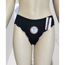 Intive Lingerie Mikro Lazer Kaşkorse Fitilli Kumaş Normal Bel Dikişsiz Slip/külot