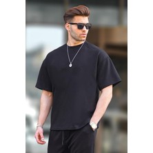 Yakamel Erkek Oversize Penyenefes Alan T-Shirt