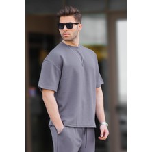 Yakamel Erkek Oversize Penyenefes Alan T-Shirt