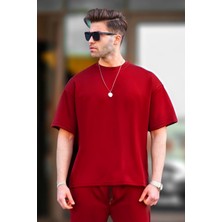 Yakamel Erkek Oversize Penyenefes Alan T-Shirt