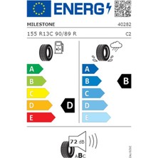 Milestone 155 R13 C Tl 90/89N 8Pr Evovan Hafif Ticari Yaz Lastiği ( Üretim Yılı: 2024 )