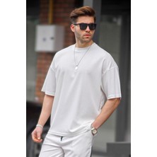 Yakamel Erkek Oversize Penyenefes Alan T-Shirt