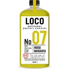 LocoShop NO 07 House Margarita Artizanal Alkolsüz Karışım Taze Sıkma Meyve Kokteyl Mix 900 ml