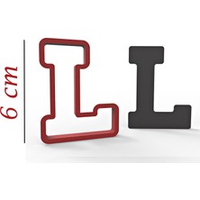 Butedo 6 cm L Harfi Kurabiye Kalıbı