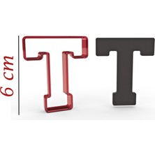 Butedo 6 cm T Harfi Kurabiye Kalıbı