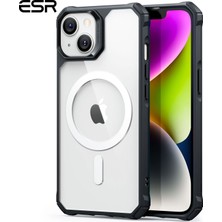 Esr iPhone 14 Plus Air Armor Halolock Manyetikli Temperli Kılıf - Clear Black