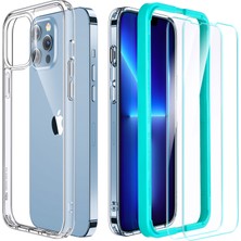 Esr iPhone 12 Pro Max Classic Hybrid Şeffaf Kılıf ve Ekran Koruyucu Set - Clear