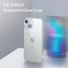 Esr iPhone 14 Ice Shield Temperli Şeffaf Kılıf - Clear